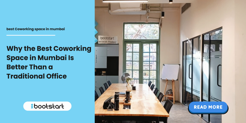 Best coworking space in Mumbai with modern office setup at Bootstart Ballard Estate