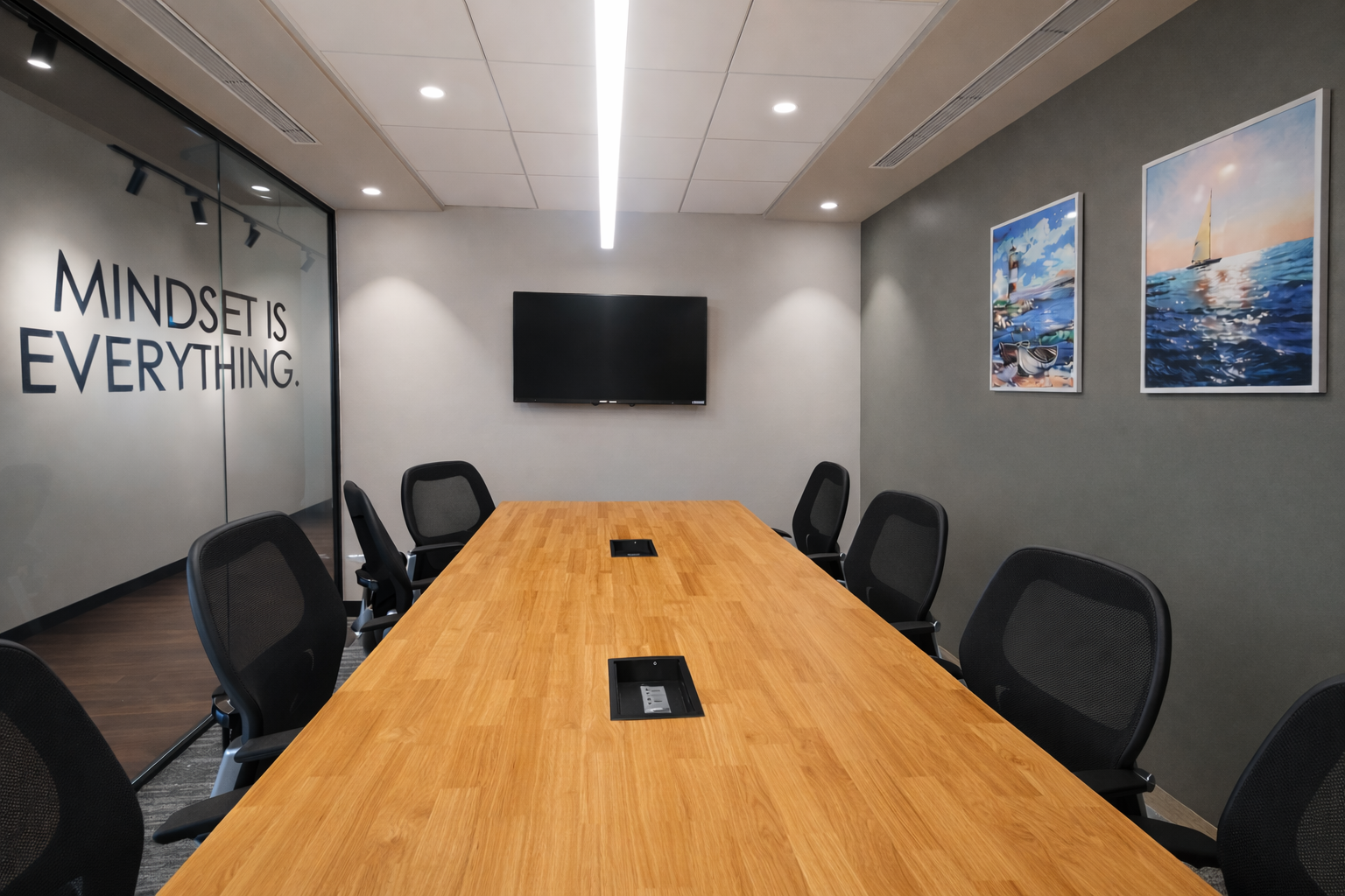 Meeting room in Pune coworking space at Bootstart